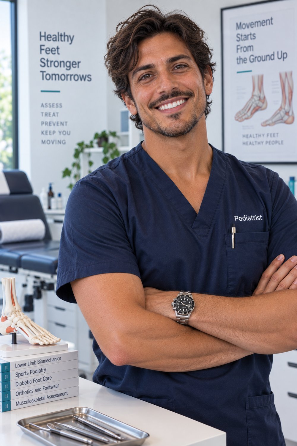 Podiatrist using ClearCPD